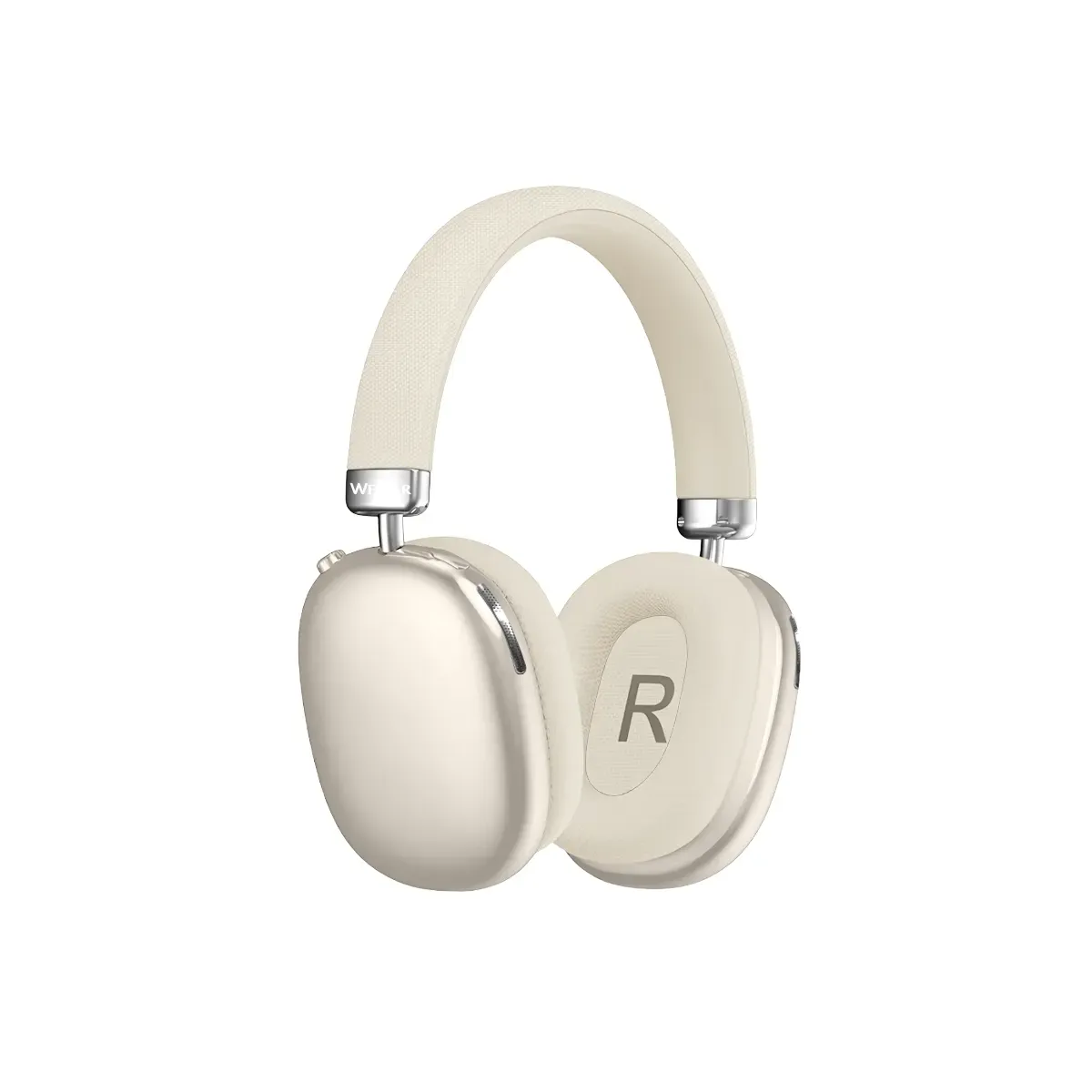 Cuffia audio BT 5.4 over ear 40 mW super bass reflex colore beige