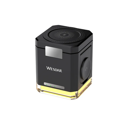 Caricatore 3 in 1da tavolo wireless con triplo sistema di carica a induzione per cellulare e smartwatch e AirPods