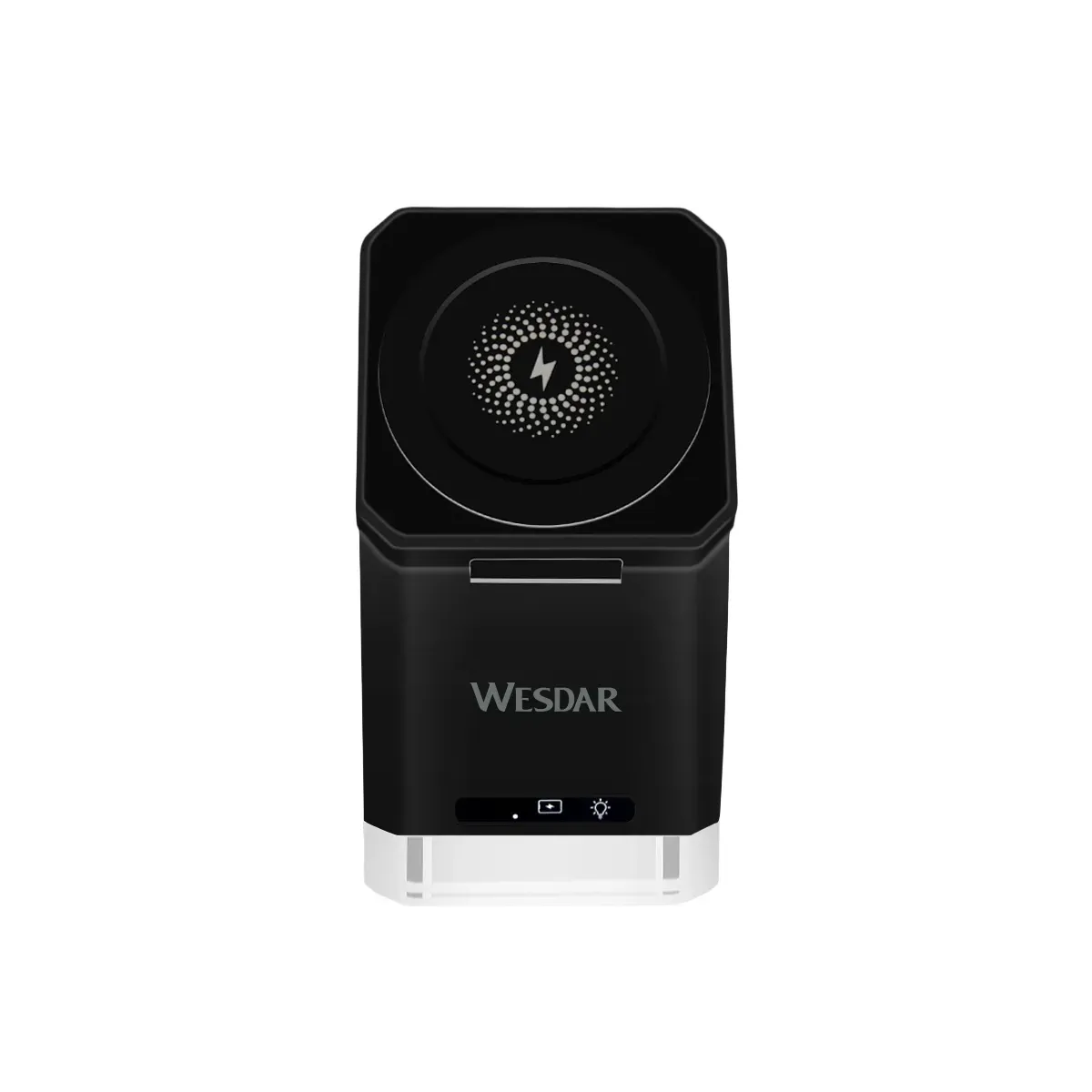 Caricatore 3 in 1da tavolo wireless con triplo sistema di carica a induzione per cellulare e smartwatch e AirPods