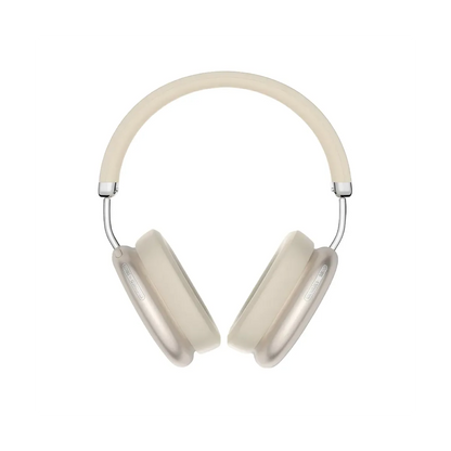 Cuffia audio BT 5.4 over ear 40 mW super bass reflex colore beige