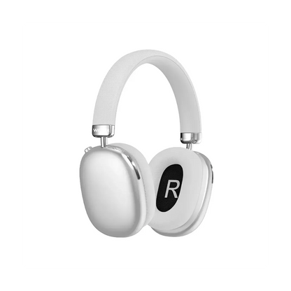 Cuffia audio BT 5.4 over ear 40 mW super bass reflex colore argento