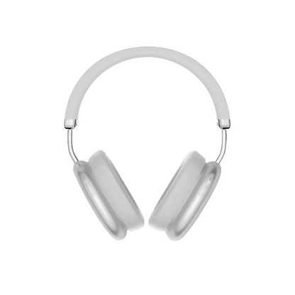 Cuffia audio BT 5.4 over ear 40 mW super bass reflex colore argento